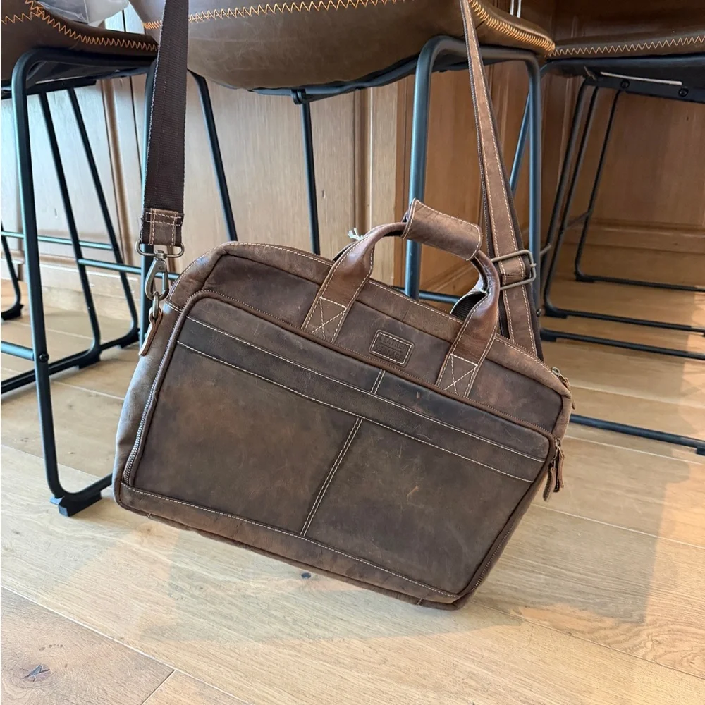 Vintage Leather Men's Briefcase